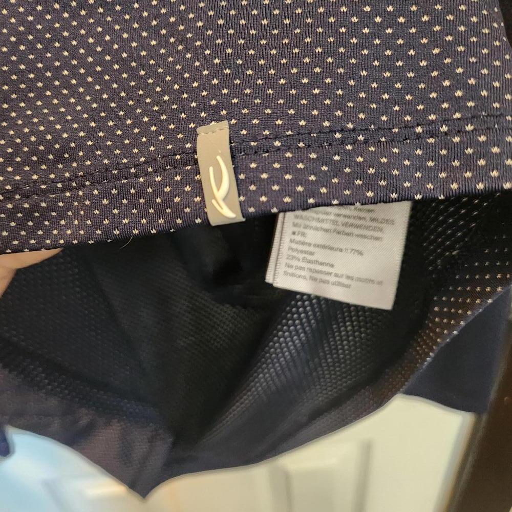 KJUS Women's Navy Blue Long Sleeve Polo Shirt -Size M (38) - Picture 4 of 9